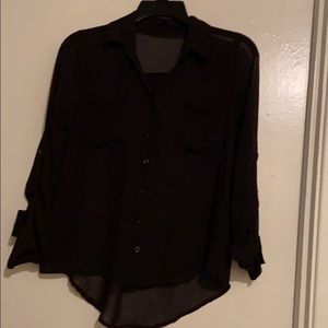Black Sheer blouse